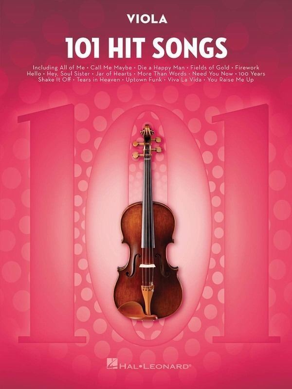 101 Hit Songs - Viola Edition Book