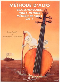 BRUNO GARLEJ, JEAN-FRANÇOIS GONZALES Metodo de viola vol 2