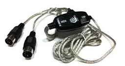 [KELUSBMD10] Cable MIDI LEEM USB - MIDI 