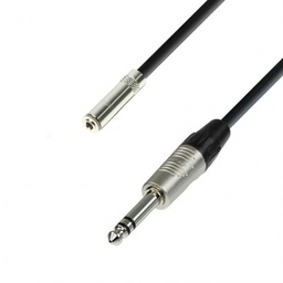 [K4BYV0600] CABLE EXTENSION AURICULARES MINIJACK 3,5mm STEREO A JACK 6,3mm STEREO 6m K4BYV0600